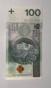 Banknot 100zł palindrom