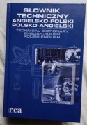 Słowni techniczny angielsko-poslki - REA NOWY