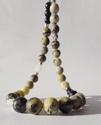 Biżuteryjna smycz do telefonu Żółty Turkus i Jedeit I brelok gsm XS