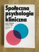 Społeczna psychologia kliniczna Helena Sęk PWN 1991
