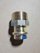 Nypel miedziany zaprasowywany 22x1" GZ woda i gaz