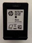 HP TUSZ WKŁAD GŁOWICA 60 121 300 675 703 818 901 BLACK CC640A ORY PUSTY 