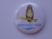 Przypinka metalowa - Frenstat pod Radhostem - beskidzkie niebo - SOWA