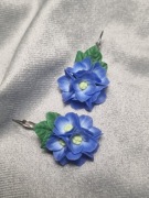 Kolczyki handmade "Hortensje"