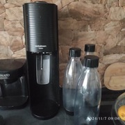 Saturator SodaStream Terra czarny + 2 butelki
