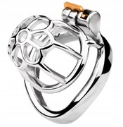 Maly Stalowy Pas Cnoty Klatka Na Penisa Pierścień 45mm