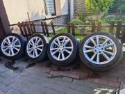 Felgi 5:112- 18/7.5/40 rial + opony 18/235/45 KUMHO Hs 52 ZESTAW Jak NOWY!!