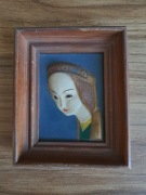 Miniatura popiersie obrazek kobieta w nakryciu głowy