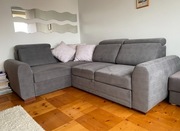 Kanapa szara rozkładana BRW