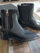 Tommy Hilfiger krótkie kalosze granat 39