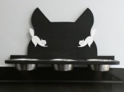 KOCI BUFET - CZESIEK. Zestaw podwieszany z miskami