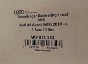 Audi a6 c8 kombi oryginalne belki dachowe
