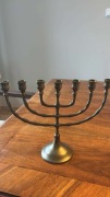 Mosiężna menora / świecznik z mosiądzu