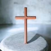 Piękny ,bardzo duży drewniany krzyż 50 cm  Ręcznie wykonany