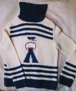 Sweter z golfem dla chłopca