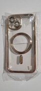 Złote Etui iPhone 15 MagSafe | Nowe | Pełna Ochrona Aparatu