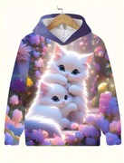 Bluza z kotkami dla przedszkolaka 