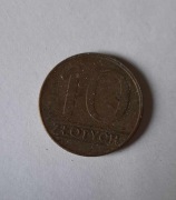 Moneta polska obiegowa z okresu PRL - 10 złotych z 1989 roku