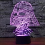 lampa led 3d star wars