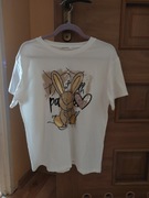 Koszulka Ecru złoty królik cyrkonie NOWA uni