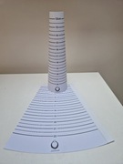 Stożek pomiarowy do pomiaru obwodu zegarka/bransolety