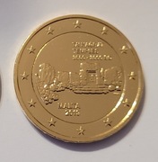 2 Euro Malta 2019 pozłacana
