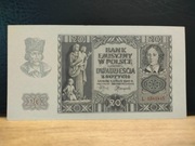 20 zł – 1940 r. - ser.L - stan UNC/UNC- (1/1-)