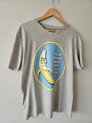 Koszulka szara bawełna t-shirt Rick and Morty M/L