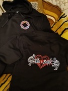 Bluza z kapturem dla zakochanych miłość serce związek para 