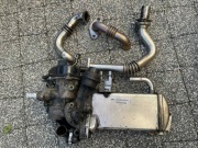 Zawór EGR + Chłodnica EGR + Rurki - A4 B8 2.0 TDI, CGLC 177 KM, OEM Valeo