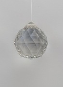 KULKA ZE SZKŁA KRYSZTAŁOWEGO FENG SHUI BEZBARWNA 40mm, 88g