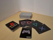 Karty do gry PlayStation | Metalowe pudełko | Retro Konsola PS1