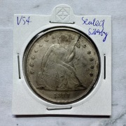 Stara Moneta Stany Zjednoczone USA Dolar Seated Liberty 1877 r.