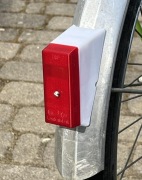 Stara biała lampka tylna Wigry 3 łezka Lampa tył Wigry składak Romet Wagant