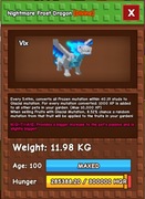 grow a garden nightmare frost dragon 