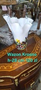 Wazon kolorowe szklo Krosno