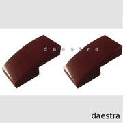 LEGO 11477 SKOS ZAOKRĄGLONY 2 x 1 x 2/3 ciemny brązowy / Dark Brown - 2 szt