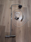 Zestaw prysznicowy Grohe Ecostat z deszczownicą, natynkowy (Hansgrohe)