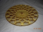 Duży talerz brązowy kupiony w Polsce lata 60 XX w.