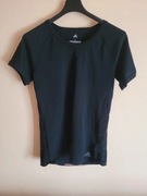 Czarny T-shirt Adidas running roz. S