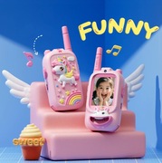 Krótkofalówki dla Dzieci 2szt Ładowalne Zabawki Wewnętrzne i Outdoor