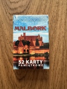 Karty Malbork, pamiątkowe, do gry, 52 sztuki, talia