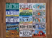 Amerykańskie tablice rejestracyjne Tablice Usa - 30 sztuk