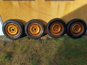 Felgi stalowe z oponami zimowymi od Audi, rozmiar 195/65/15