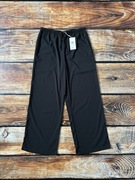 Glacspyg spodnie damskie czarne rozmiar L luźne lniane lekkie modne len