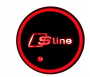 PODSTAWKA LED POD KUBEK NAPOJE Z LOGO AUDI S-LINE