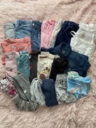 Duży zestaw ubranek dla dziewczynki 122-140+gratis