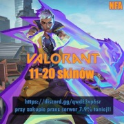 VALORANT | Konto skiny | NFA | 11-20 Skinów