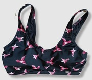 Bonprix Biustonosz sportowy Top góra Bikini strój kąpielowy czarny 42