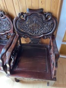 Fotele zabytkowe Heban